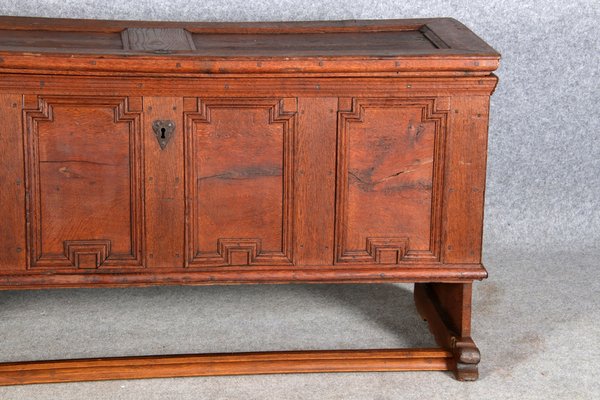 Baroque Gallery Chest in Oak, 1750s-DXD-1790802