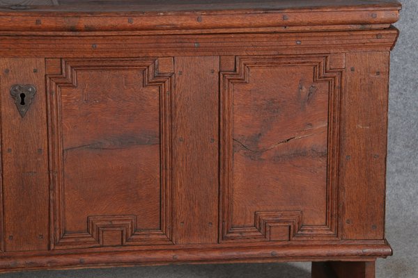 Baroque Gallery Chest in Oak, 1750s-DXD-1790802