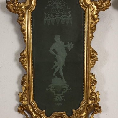 Baroque Gold-Framed Mirrors, Set of 4-VMM-1287221