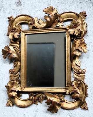 Baroque Hand Carved Frame Complete with Mirror, 1980s-IYX-1739651