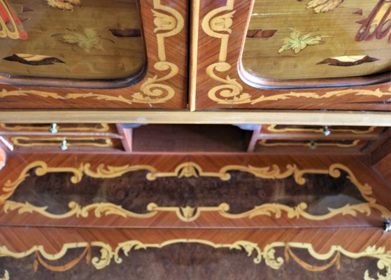 Baroque Inlaid Trumeau, 1960s-IYX-1393961