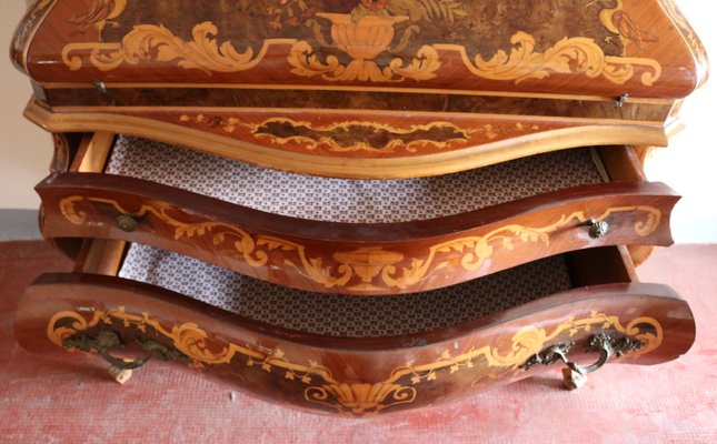 Baroque Inlaid Trumeau, 1960s-IYX-1393961