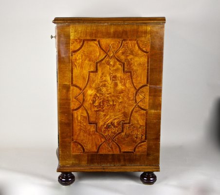 Baroque Revival Marquetry Half Cabinet, Austria, 1890s-TQA-1322219