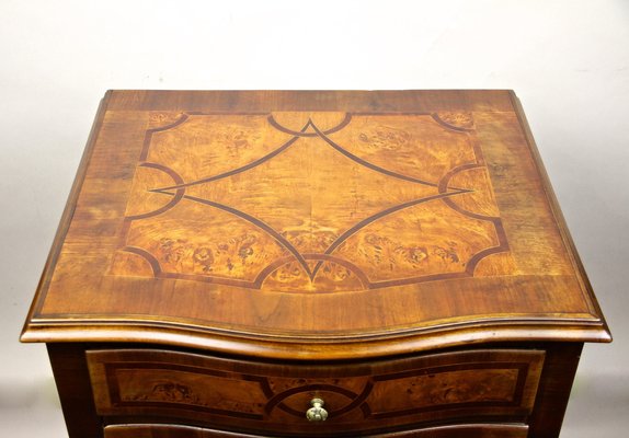 Baroque Revival Marquetry Half Cabinet, Austria, 1890s-TQA-1322219