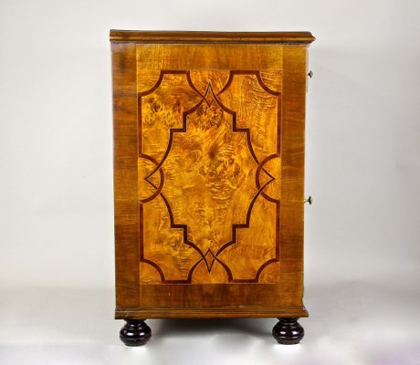 Baroque Revival Marquetry Half Cabinet, Austria, 1890s-TQA-1322219