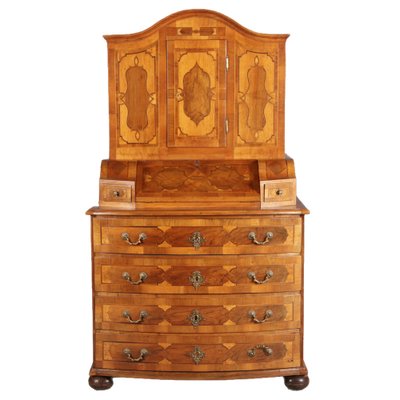 Baroque Secretaire in Walnut, 18th Century-DXD-1132913