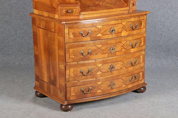 Baroque Secretaire in Walnut, 18th Century-DXD-1132913