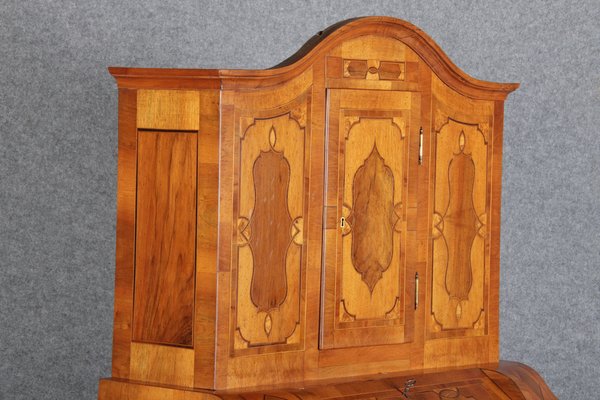 Baroque Secretaire in Walnut, 18th Century-DXD-1132913