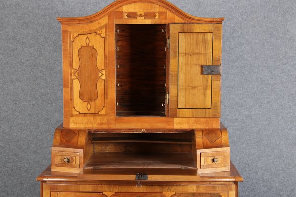 Baroque Secretaire in Walnut, 18th Century-DXD-1132913