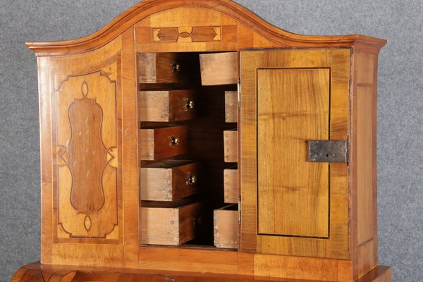 Baroque Secretaire in Walnut, 18th Century-DXD-1132913