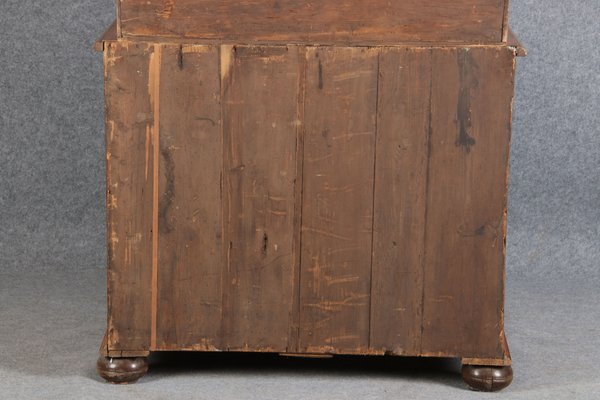 Baroque Secretaire in Walnut, 18th Century-DXD-1132913