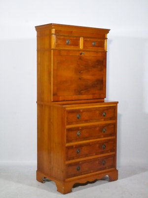 Baroque Secretary in Nut Wood, 1960s-LVS-1803225