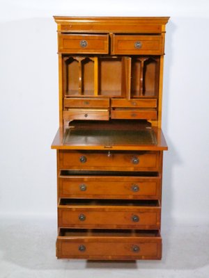 Baroque Secretary in Nut Wood, 1960s-LVS-1803225