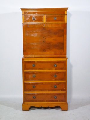 Baroque Secretary in Nut Wood, 1960s-LVS-1803225