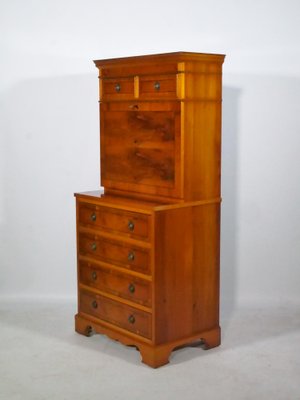 Baroque Secretary in Nut Wood, 1960s-LVS-1803225