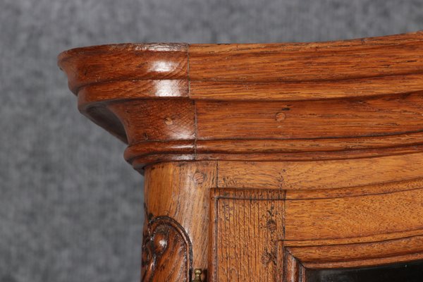 Baroque Showcase Secretaire in Oak, 1760s-DXD-1132914