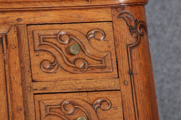 Baroque Showcase Secretaire in Oak, 1760s-DXD-1132914