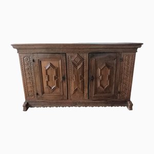 Baroque Sideboard in Oak, 1850s-GJF-1736082