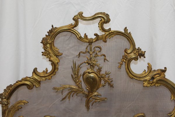 Baroque Style Bronze Fireplace Screen Guard, 1894-NAD-2026009