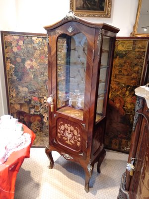 Baroque Style Rosewood Cabinet with Bronze Friezes, 1990s-ZFY-1155918