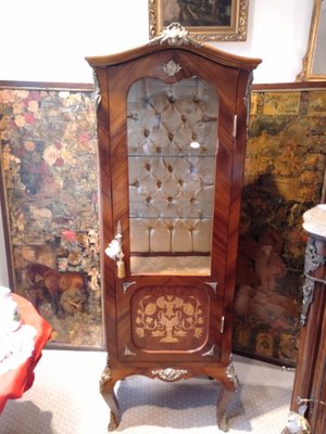 Baroque Style Rosewood Cabinet with Bronze Friezes, 1990s-ZFY-1155918