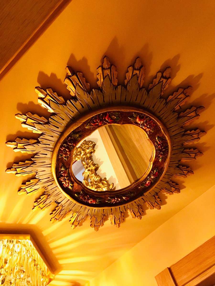 Baroque Style Sun Mirror from Arte España