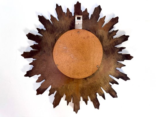 Baroque Style Sunburst Wall Mirror in Gilded Wood, France, 1930s-JP-2016362