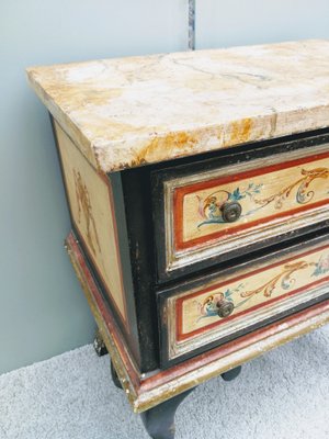 Baroque Style Venetian Commode with Polychrome-FSD-1170197