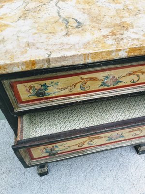 Baroque Style Venetian Commode with Polychrome-FSD-1170197