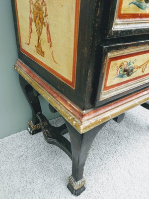 Baroque Style Venetian Commode with Polychrome-FSD-1170197