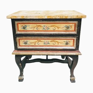 Baroque Style Venetian Commode with Polychrome-FSD-1170197