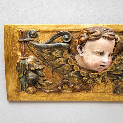 Baroque Supraport with Winged Putti, 18th Century-VEI-2022798