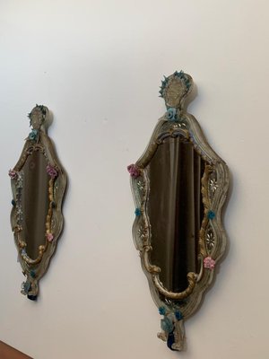 Baroque Venetian Mirrors, 1700s, Set of 2-IJR-1345123