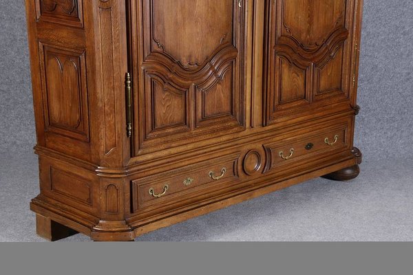 Baroque Wardrobe in Oak, 1750s-DXD-1790233