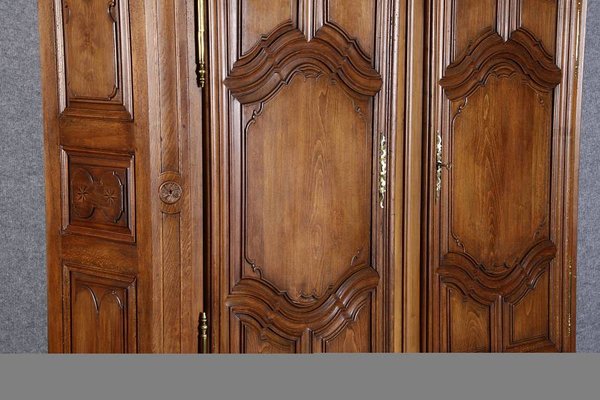 Baroque Wardrobe in Oak, 1750s-DXD-1790233