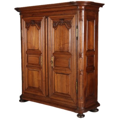 Baroque Wardrobe in Walnut, 1750s-DXD-1790272