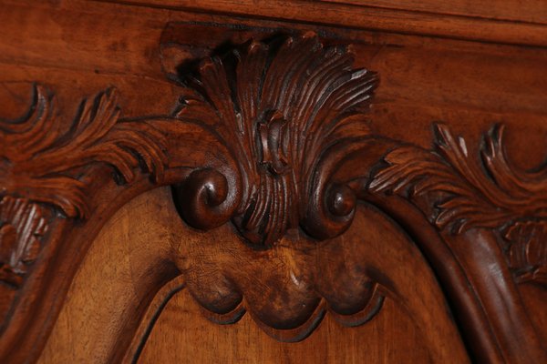 Baroque Wardrobe in Walnut, 1750s-DXD-1790272