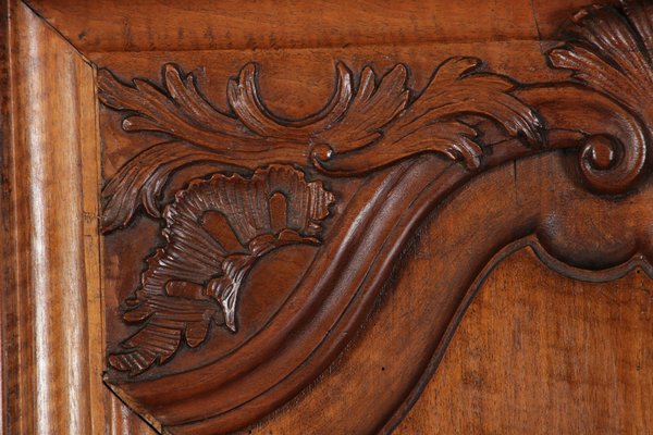 Baroque Wardrobe in Walnut, 1750s-DXD-1790272