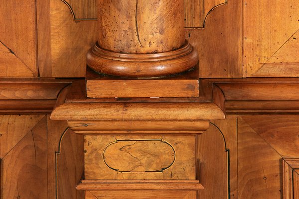 Baroque Wardrobe in Walnut, Basel, Switzerland, 1720s-DXD-1790254