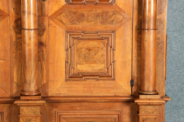 Baroque Wardrobe in Walnut, Basel, Switzerland, 1720s-DXD-1790254