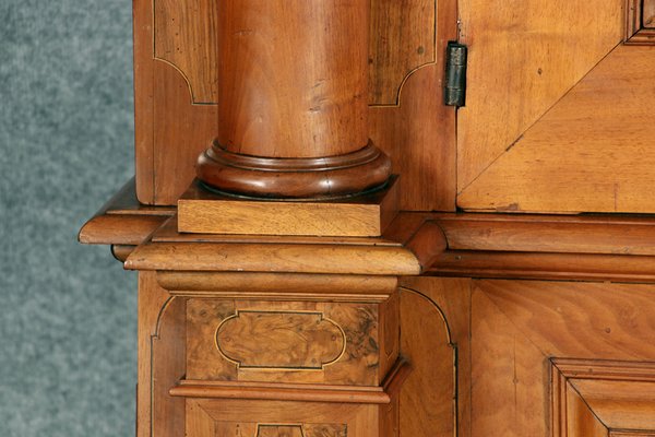 Baroque Wardrobe in Walnut, Basel, Switzerland, 1720s-DXD-1790254