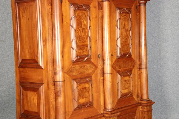 Baroque Wardrobe in Walnut, Basel, Switzerland, 1720s-DXD-1790254