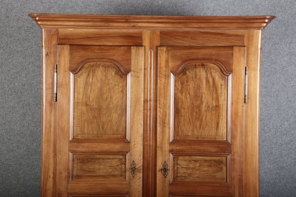 Baroque Wardrobe in Walnut, Freiburg, Switzerland, 1800s-DXD-1790540