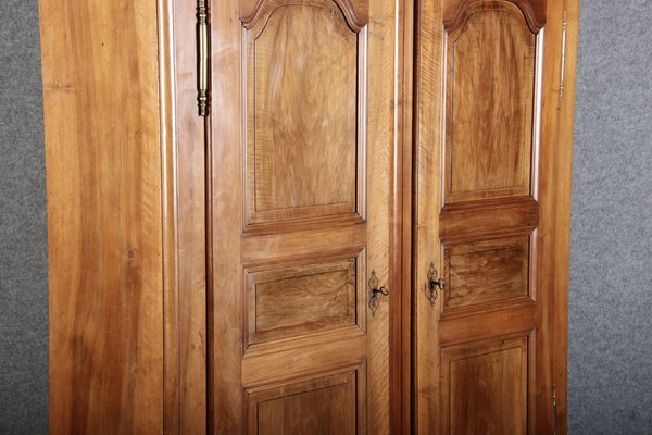 Baroque Wardrobe in Walnut, Freiburg, Switzerland, 1800s-DXD-1790540