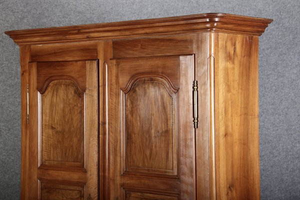 Baroque Wardrobe in Walnut, Freiburg, Switzerland, 1800s-DXD-1790540