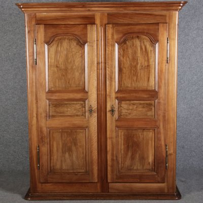 Baroque Wardrobe in Walnut, Freiburg, Switzerland, 1800s-DXD-1790540