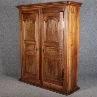 Baroque Wardrobe in Walnut, Freiburg, Switzerland, 1800s-DXD-1790540