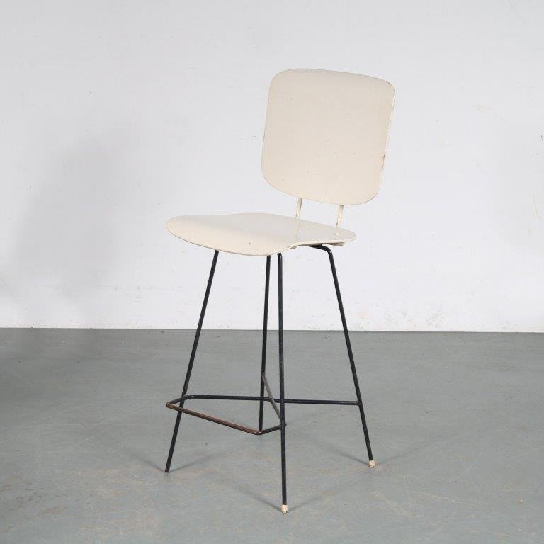 Barstool by P.J. van der Klugt for Everest, Netherlands, 1950s