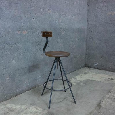 Barstool with Backrest from Vivre Crafts-IA-1412597