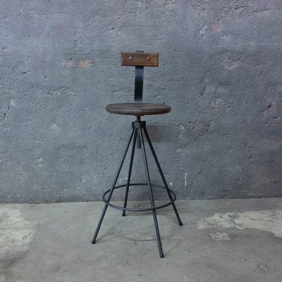 Barstool with Backrest from Vivre Crafts-IA-1412597